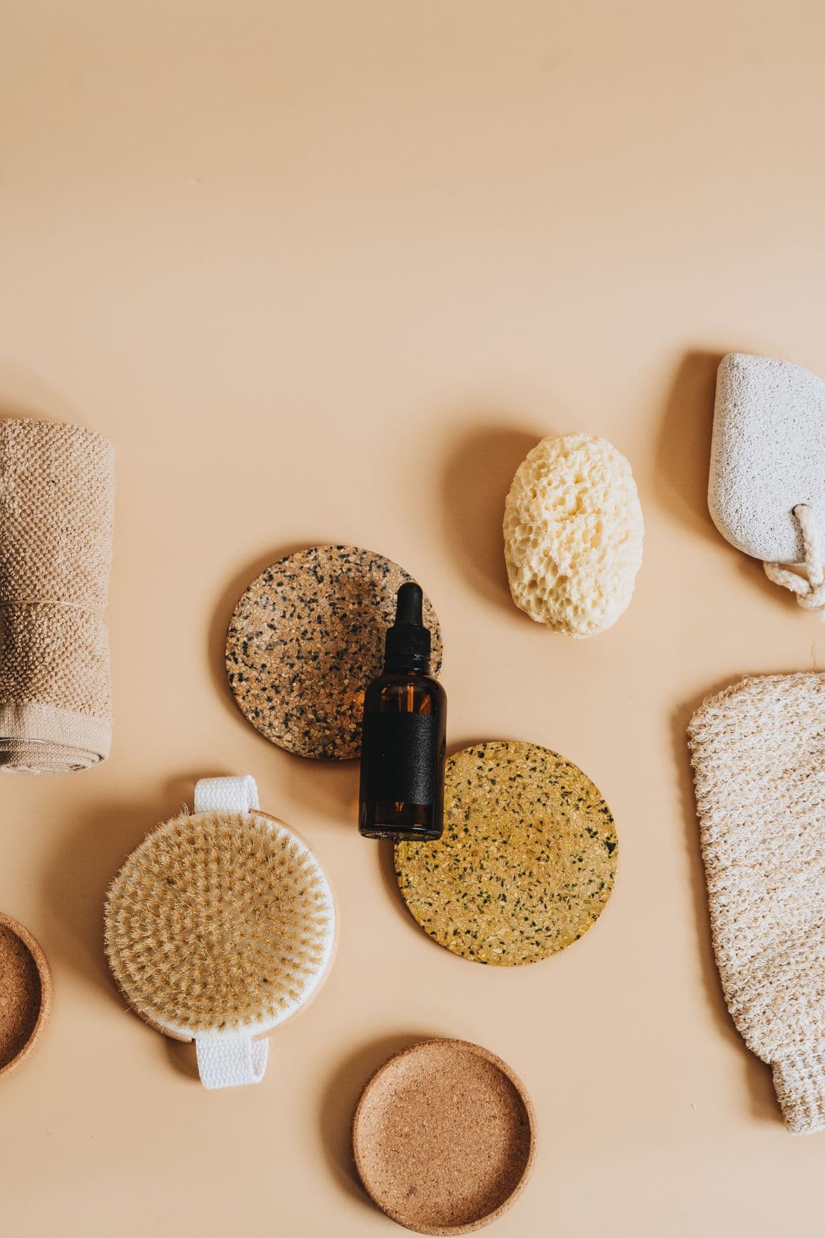 Aperçu du matériau de l'économiseur de savon au luffa naturel